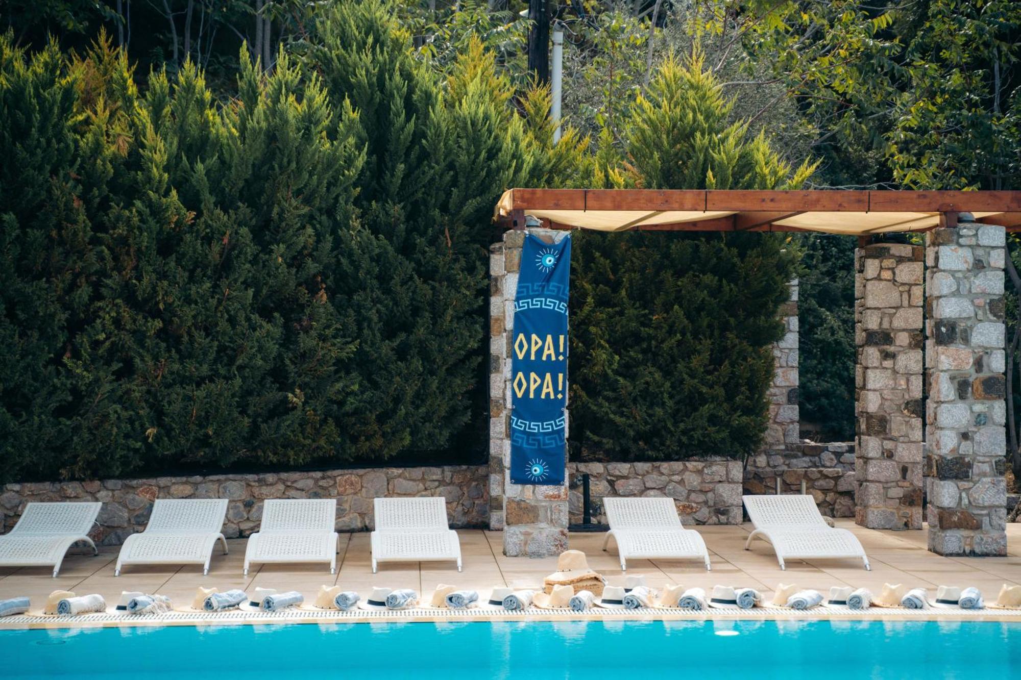 Kaminos Evia Hotel Límni Buitenkant foto