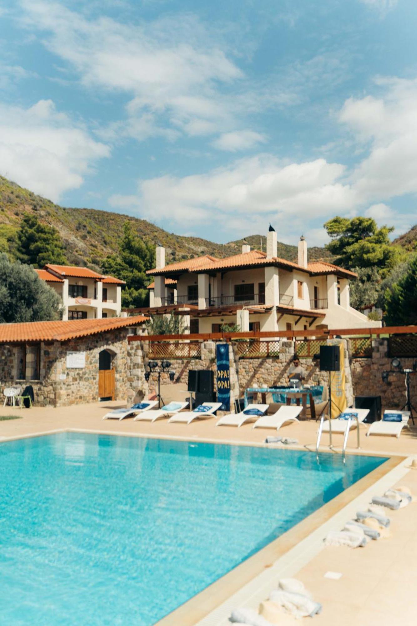 Kaminos Evia Hotel Límni Buitenkant foto